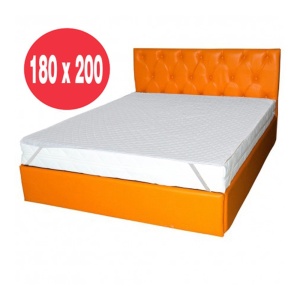 Set Saltea cu spuma, Mercur Comfort Flex Plus 180x200x20cm, fermitate mediu spre tare, hipoalergenica, husa detasabila, Saltsib plus husa matlasata, microfibra, lavabila la 95 C - Img 2