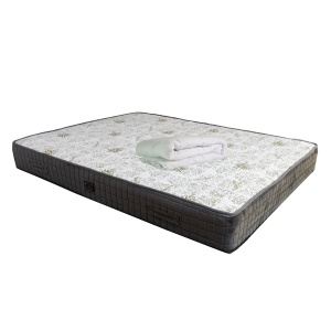 Set Saltea ortopedica cu arcuri Roza Super Lux Ortopedic 160x200x25cm, fermitate mediu-tare, plasa de arcuri Bonell, fara vara-iarna, banda de aerisire spaceair, greutate maxima sustinuta 100 kg utilizator, Salt Confort plus pilota iarna, 180x200cm