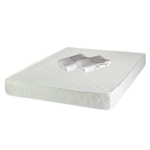 Set Saltea ortopedica, Pegas Comfort Flex 180x200x20cm, fermitate tare, cu spuma poliuretanica, Saltsib plus 2 perne ortopedice, memory, husa detasabila, 52x32 cm
