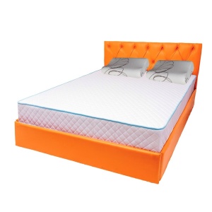 Set Saltea ortopedica, Uranus Standard Spring Comfort 180x200x26cm, plasa de arcuri Bonell, fermitate mediu spre tare, Saltsib plus 2 perne ortopedice memory SB 52x32 cm, husa lavabila la 40 C - Img 2