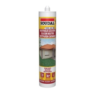 Silicon neutru alb Soudal 280ml