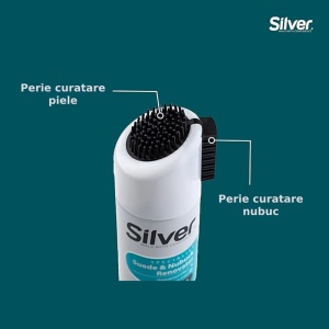 Spray maro, intretinere incaltaminte, piele intoarsa si nabuc, 250 ml, Silver - Img 2