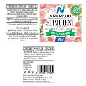 Stimulent complex Norofert - Biostimulator organic pentru faza de inflorire - Img 2