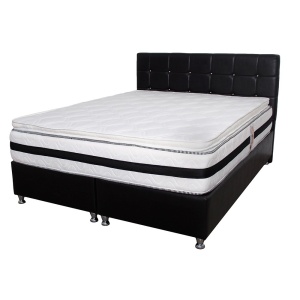 Topper saltea 140x190 spuma 5cm, fermitate moale, spuma poliuretanica, husa fixa matlasata, microfibra, Saltsib - Img 3
