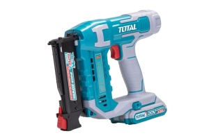 TOTAL - PISTOL CUIE PENTRU MOBILA 20V-2.0Ah 10mm-35mm(INCLUDE ACUMULATOR+ INCARCATOR)