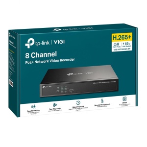 TP-Link POE+ recorder video de retea pe 8 canale VIGI NVR1008H8P, Decodare: H.265+/H.265/ H.264+/H.264, Rezolutie playback: 8MP/5MP/4MP/3MP/1080p/UXGA/720p/VGA/4CIF/DCIF/2CIF/CIF/QCIF, 2-ch @ 8MP, 4-ch @ 4MP, 8-ch @ 2MP, Incoming Bandwith: 80 Mbps, - Img 4