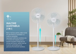 VENTILATOR CU PICIOR HEINNER HSF-M50WH - Img 6