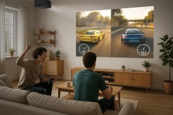 Videoproiector Optoma Photon Life PK31, 4K UHD (3840x2160), 1600/ 900 lumeni, 200.000:1, 16:9/ 4:3, diagonala 1.52m ~ 3.81m (60" ~ 150"), 3LED 30.000 ore, distanta de proiectare 1.99m - 5.47m, HDMI 2.0, USB-A power 2A, audio out, 30-32 DB, Full 3D,