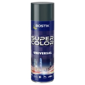 Vopsea spray, gri metal, RAL 7011, interior / exterior, 400 ml, Bostik