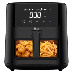 AirFryer 4.2 litri, 1200 W, 7 programe, temperatura reglabila, iHunt