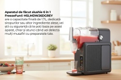 Aparat de făcut granita 6 în 1 HEINNER FreezeFun HSLM-DW26DGREY - Img 12