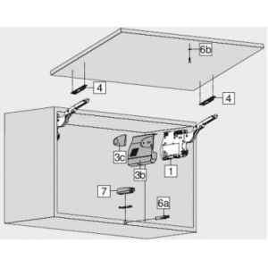 Aventos HK-S cu push 960-2040 - Img 2
