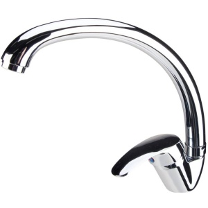 Baterie bucatarie Aqua Lebada Tip C crom 200x235mm - Img 1