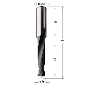Burghiu cu Diamant 4.76x70 mm DX Oprit pentru suport polita CMT - Img 2