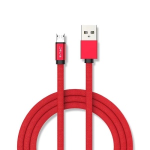 Cablu de date si incarcare MicroUSB rosu Ruby - Img 1