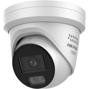 Camera de supraveghere IP Turret 4MP Smart Hybrid Light with ColorVu Hikvision DS-2CD2347G3-LIS2UY/SL(2.8MM), lentila fixa 2.8mm, iluminare min: Color: 0.0001 Lux @ (F1.0, AGC ON),0 Lux cu IR 30m, microfon incorporat, difuzor incorporat, interfata audio: