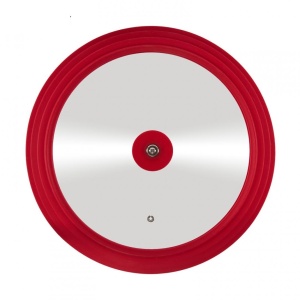 Capac din sticla 28/30/32 cm, cu margine din silicon, ajustabil pe 3 dimensiuni, Cooking by Heinner - Img 3