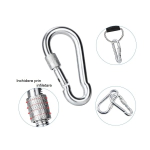 Carabina din otel zincat 12 cm – Solutia ideala pentru fixari sigure - Img 2