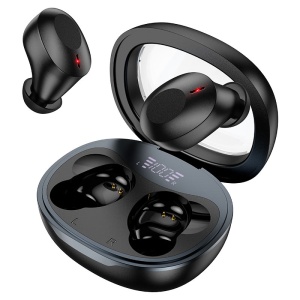 Casti Wireless, In-Ear, Bluetooth, display LED, TWS, Hoco EQ3, Negru