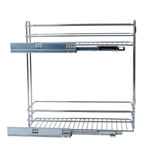 Cos jolly cu glisiera blum soft pentru corp 300 mm crom lucios ENERGO - Img 1