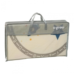 Covor de joaca pentru copii U-Grow, din spuma, pliabil, 2 fete, impermeabil, izolant, 120 x 180 x 1 cm, circuit - Img 8