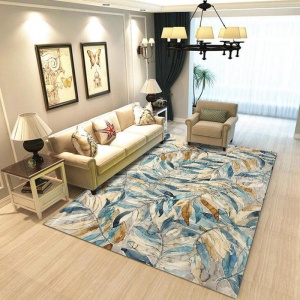 Covor Heinner cu print digital 3D 70x140 cm Leafs - Img 1