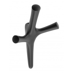 Cuier metalic Valencia, negru mat – Rezistenta si stil in orice incapere - Img 1