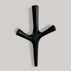 Cuier mobila DCM-C4, 3 agatatori, negru mat