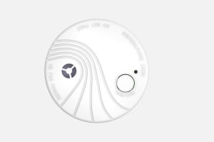 Detector de fum wireless Hikvision DS-PDSMK-S-WE, frecventa operare: 868MHz, criptare: AES-128 Encryption, transmisie in camp deschis: 800m, alarma sonora: ≥ 85 dB @ 3 m, alimentare pe baterie ( Non Replaceable CR17450 x 1pcs), durata medie a bateriei in