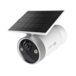 Enhanced AI Solar Security Camera Ultra SPEC:4K QHD (2160×4096), 2.4 G&5GHz, 7800mAh rechargeable lithium-ion battery, All-in-one solar panel FEATURE:,Non-Stop Power, Smart Detection and Notifications (motion, people, cars, pets), 24/7 monitoring, AI