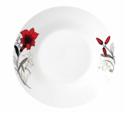 FARFURIE ADANCA PORTELAN 20 CM, RED FLOWERS,VANORA HOME - Img 3