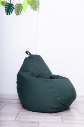 Fotoliu tip puf marimea XL, husa impermeabila, verde