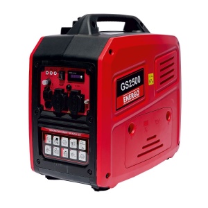 Generator portabil inverter GS2500, rezervor 6 Litri, benzina, 2.8kW/230V, start manual, Energo