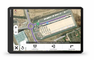 GPS Garmin Dezl LGV1020, tip afisaj IPS panoramic de 10,1", TFT color, cu panou tactil capacitiv pe lentilă, rezolutie 1280 x 800 pixeli, durata de viata baterie pana la 2 ore - Img 3