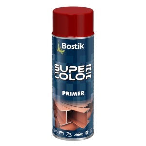 Grund acrilic, spray, rosu mat, interior / exterior, 400 ml, Bostik