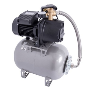 Hidrofor cu pompa autoamorsanta, 900 W, fonta, debit 3480 l/h, inaltime refulare 47 m, vas de expansiune 24 Litri, Gri - Img 1