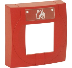 Honeywell Carcasa buton mic, rosu, cu sticla, 704950;