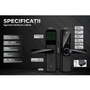 Incuietoare Yala inteligenta iHunt cu inchidere Smart si Camera - Img 3