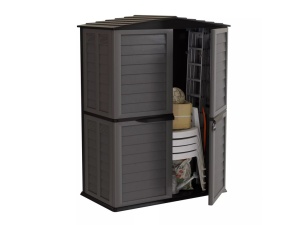 Magazie depozitare, pentru gradina, 151 x 83 x 200 cm, Gri Antracit - Img 2