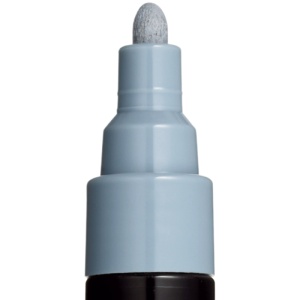 Marker Posca PC-5M varf rotund, 1.8 - 2.5 mm, Gri - Img 3
