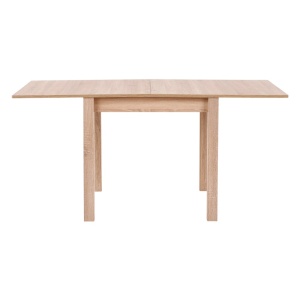 Masa living extensibila HM Gracjan, PAL Laminat, cant ABS, 80-160x80x76 cm, 6 persoane, stejar sonoma - Img 3