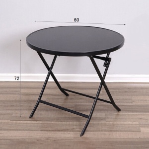 Masa plianta rotunda pentru 2 persoane, D60 cm – Design modern si compact - Img 2