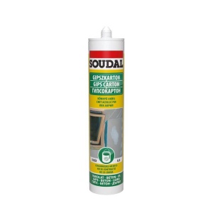 Mastic acrilic alb pentru rigips Soudal 280ml