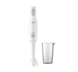 Mixer vertical Philips ProMix HR2531/00, 650 W, 1 setare viteza, cana si lama S incluse, Alb