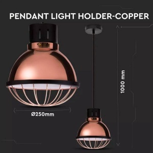 Pendul Cupru glob rose gold V-TAC D250 - Img 2