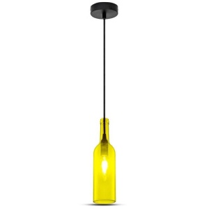 Pendul Sticla galbena E14 V-TAC - Img 1