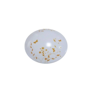 Plafoniera LED rotunda Anca 18W fluturi portocali Gelux
