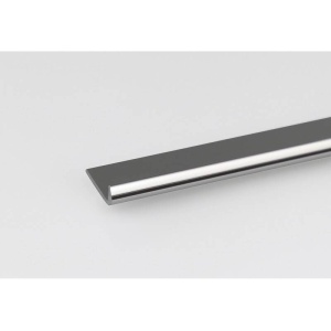 Profil aluminiu tip J 18mm 1m crom