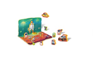PUZZLE DIN SPUMA EVA, SPATIUL COSMIC, 25 PIESE, PUEDO - Img 8