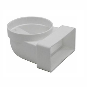 Reductie cot 90gr ventilatie Fi100 110x55 mm